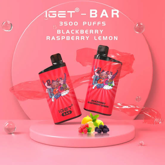 IGET BAR 3500 PUFFS- BLACKBERRY RASPBERRY LEMON (5%)