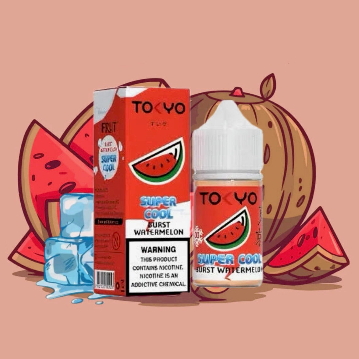 Tokyo Super Cool- Burst Watermelon 30ml