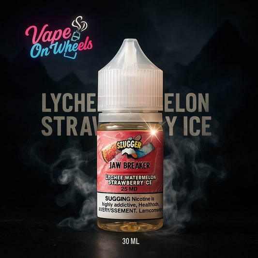 SLUGGER JAWBREAKER- LYCHEE WATERMELON STRAWBERRY ICE 30ml