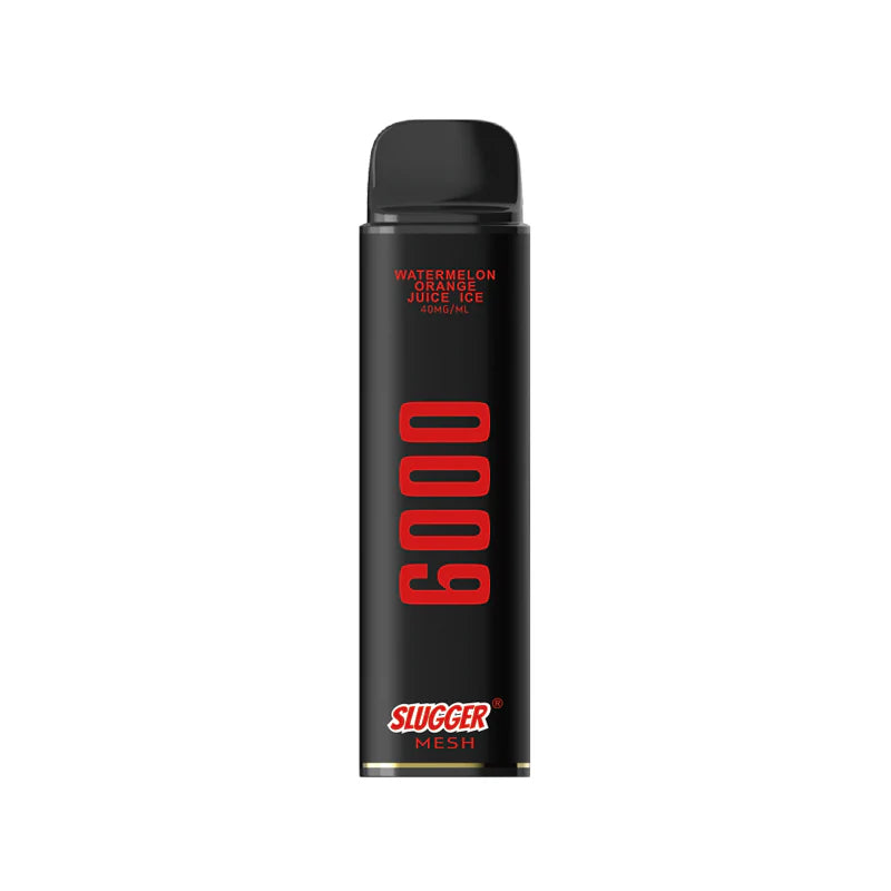 SLUGGER DISPOSABLE 6000 PUFFS 40MG- BLACK EDITION (ADJUSTABLE AIRFLOW)