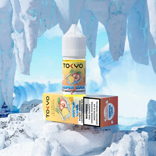 TOKYO SUPERCOOL- Peach Orange Lemongrass Ice 30ml