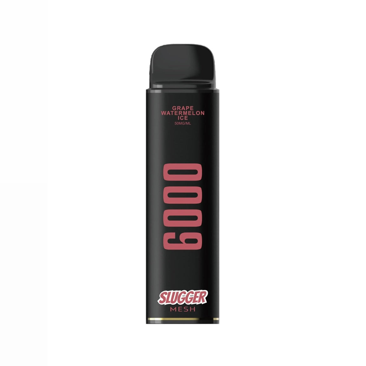 SLUGGER DISPOSABLE 6000 PUFFS 40MG- BLACK EDITION (ADJUSTABLE AIRFLOW)