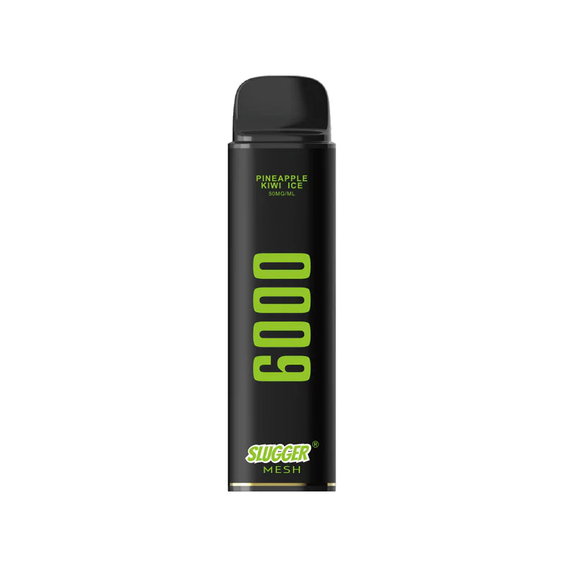 SLUGGER DISPOSABLE 6000 PUFFS 50MG- BLACK EDITION (ADJUSTABLE AIRFLOW)