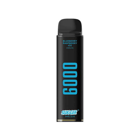 SLUGGER DISPOSABLE 6000 PUFFS 20MG- BLACK EDITION (ADJUSTABLE AIRFLOW)