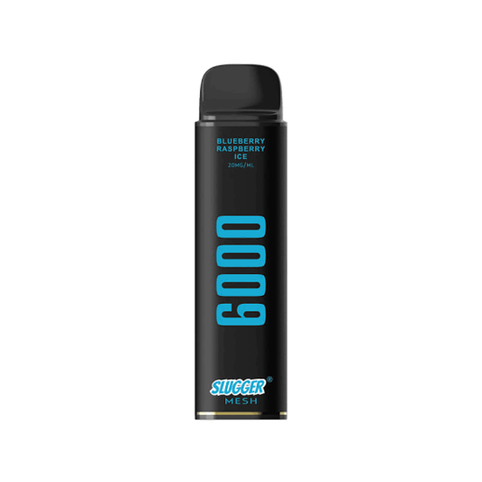 SLUGGER DISPOSABLE 6000 PUFFS 20MG- BLACK EDITION (ADJUSTABLE AIRFLOW)