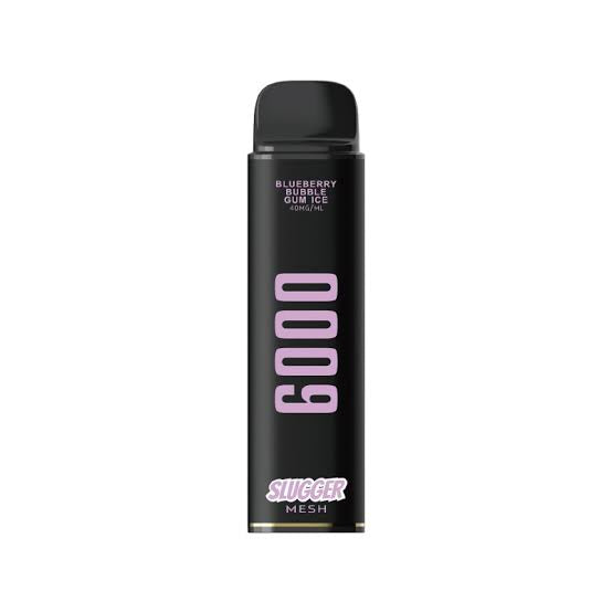 SLUGGER DISPOSABLE 6000 PUFFS 40MG- BLACK EDITION (ADJUSTABLE AIRFLOW)