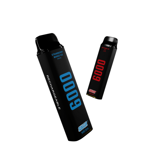 SLUGGER DISPOSABLE 6000 PUFFS 40MG- BLACK EDITION (ADJUSTABLE AIRFLOW)